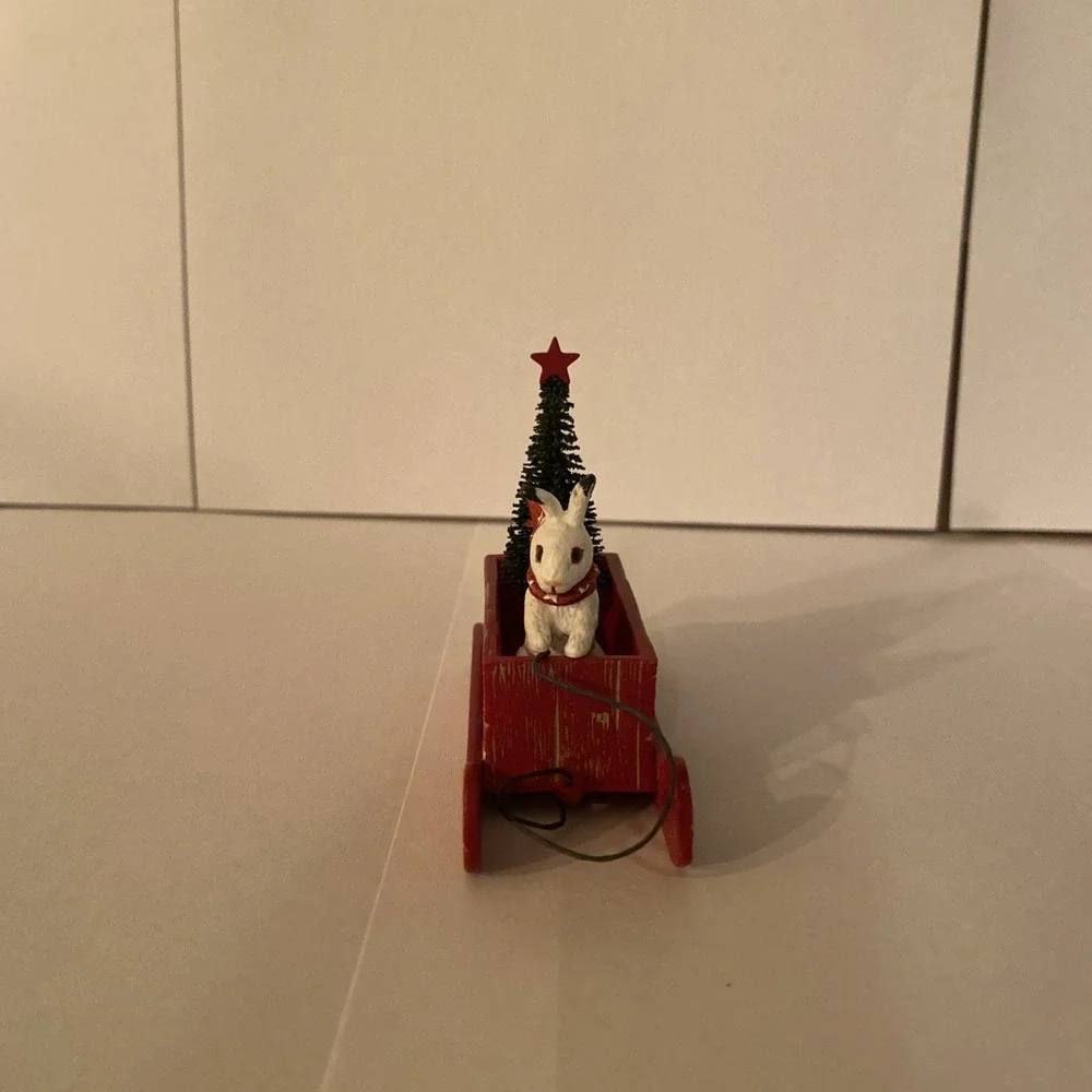 2020 Hallmark Keepsake - Sledding‎ Snow Bunny - Marjolein's Garden Ornament